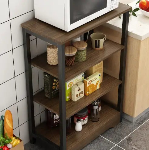 Storage Shelves,Flower Shelves, Book Shelf,Shelving Unit, Adjustable Foot Pads, For Living Room, Bedroom, Home Office Color Wild Oak - Agape Seven Clothing Company