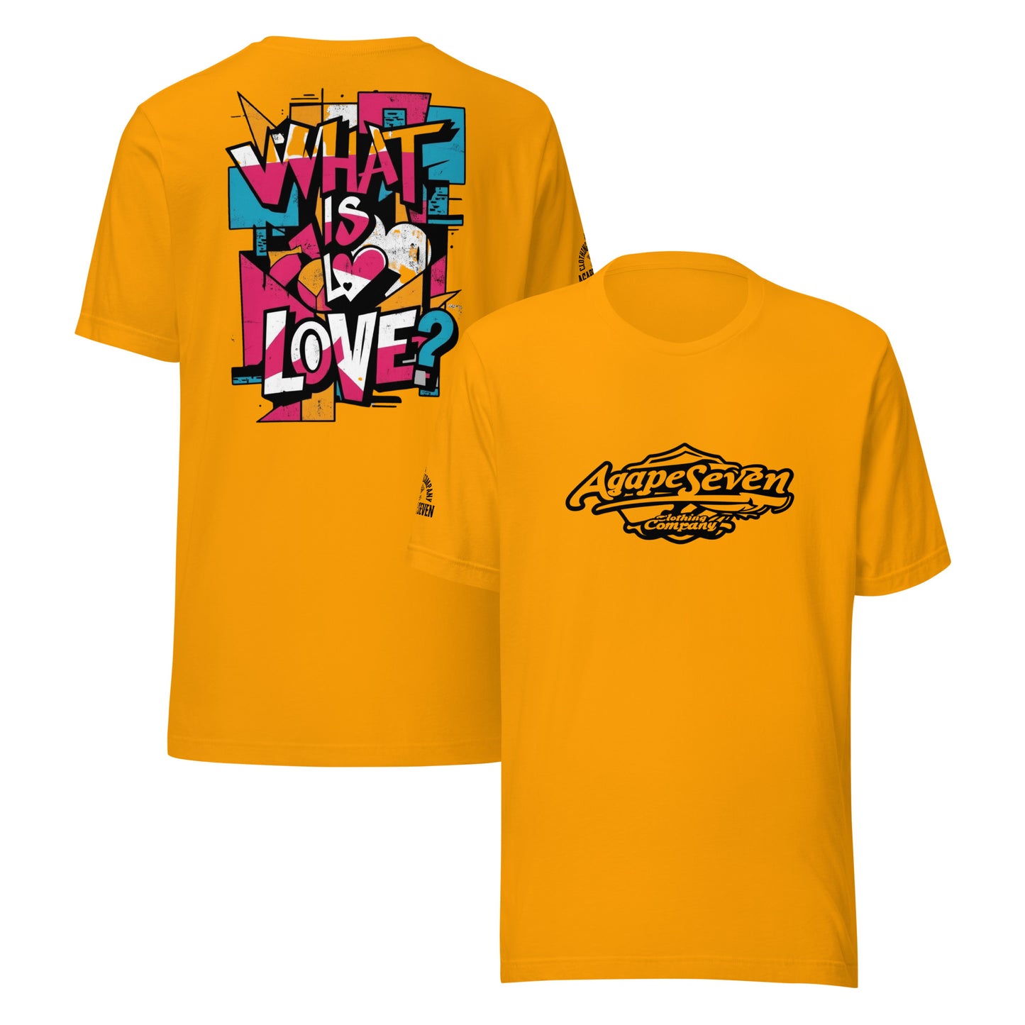 Words that echo – What Is Love shirt by Agape Seven