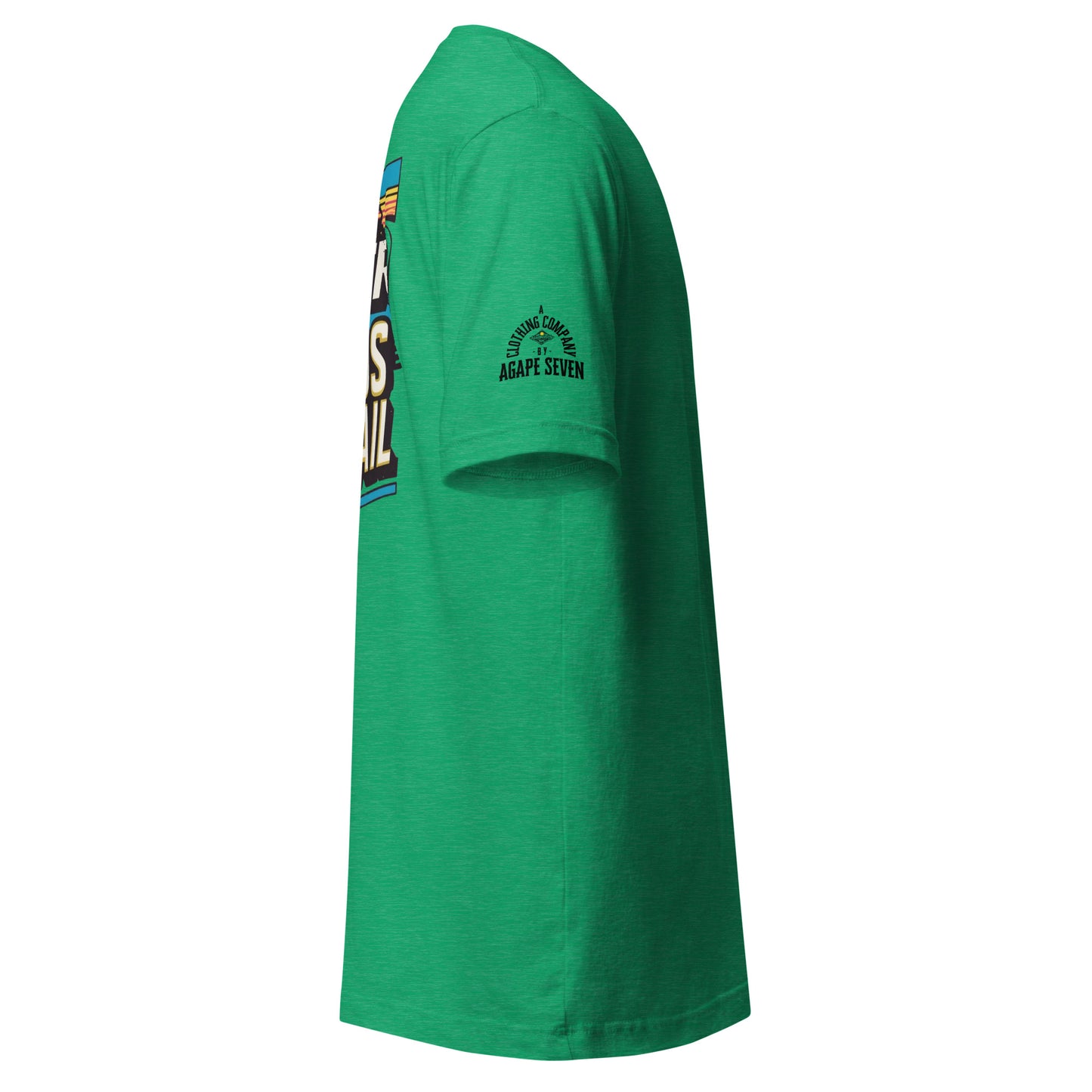 Agape Seven Cooler Heads Prevail tee, minimalist custom design