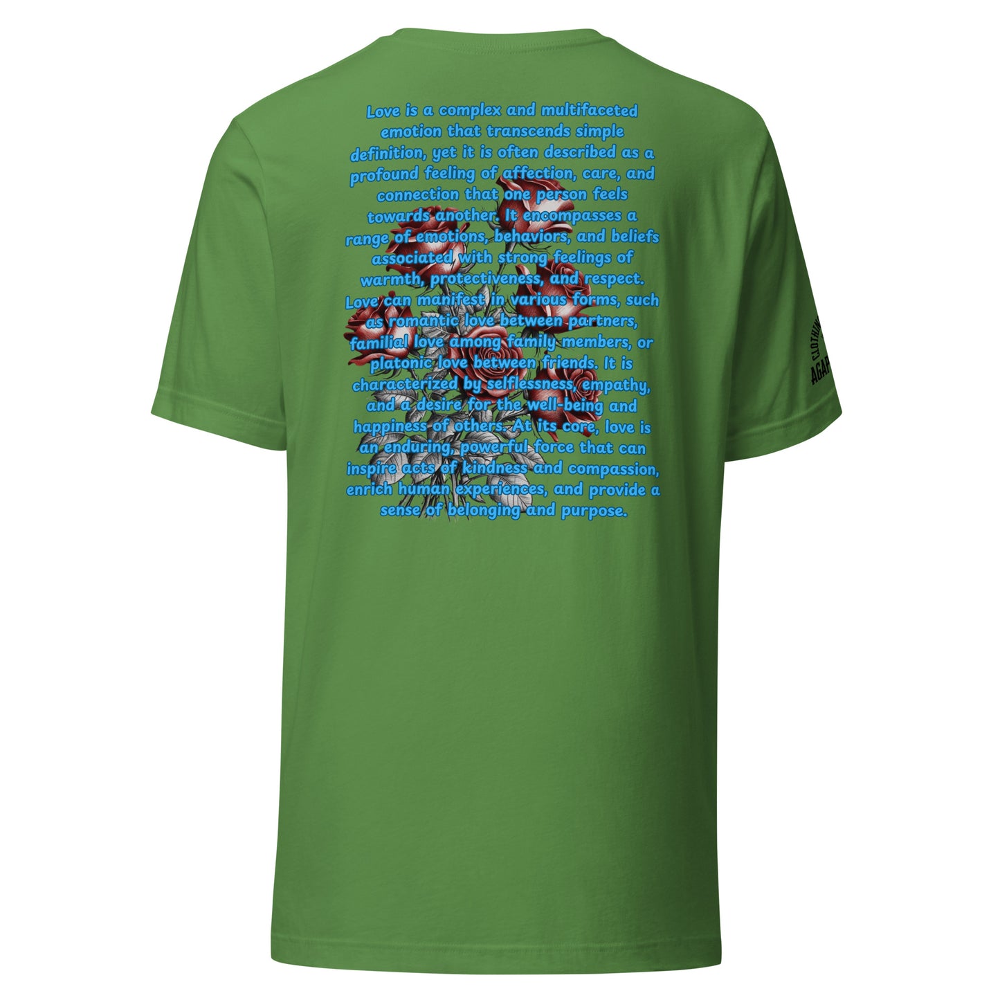Divine reflection in fabric – Agape Seven’s What Is Love tee