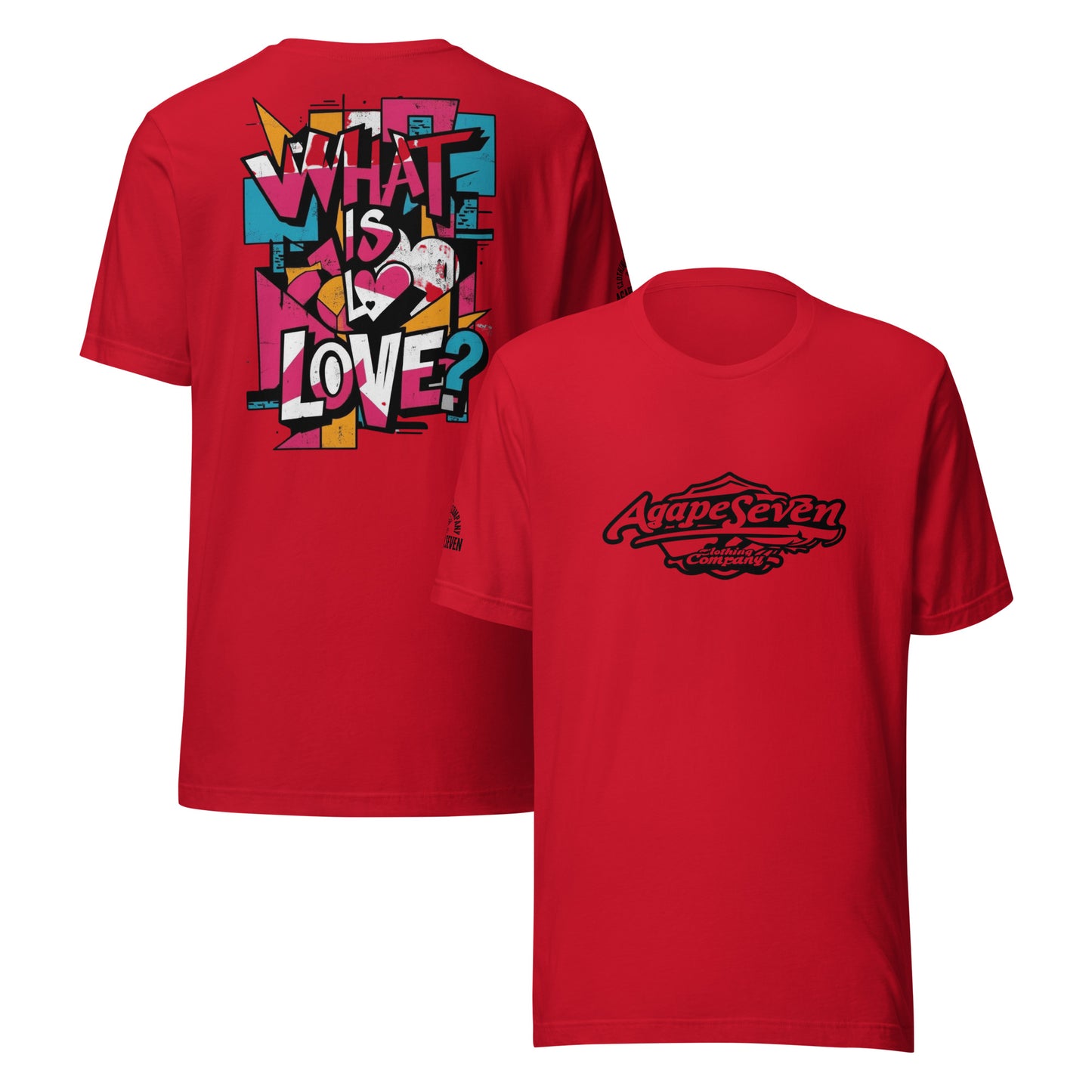 Words that echo – What Is Love shirt by Agape Seven