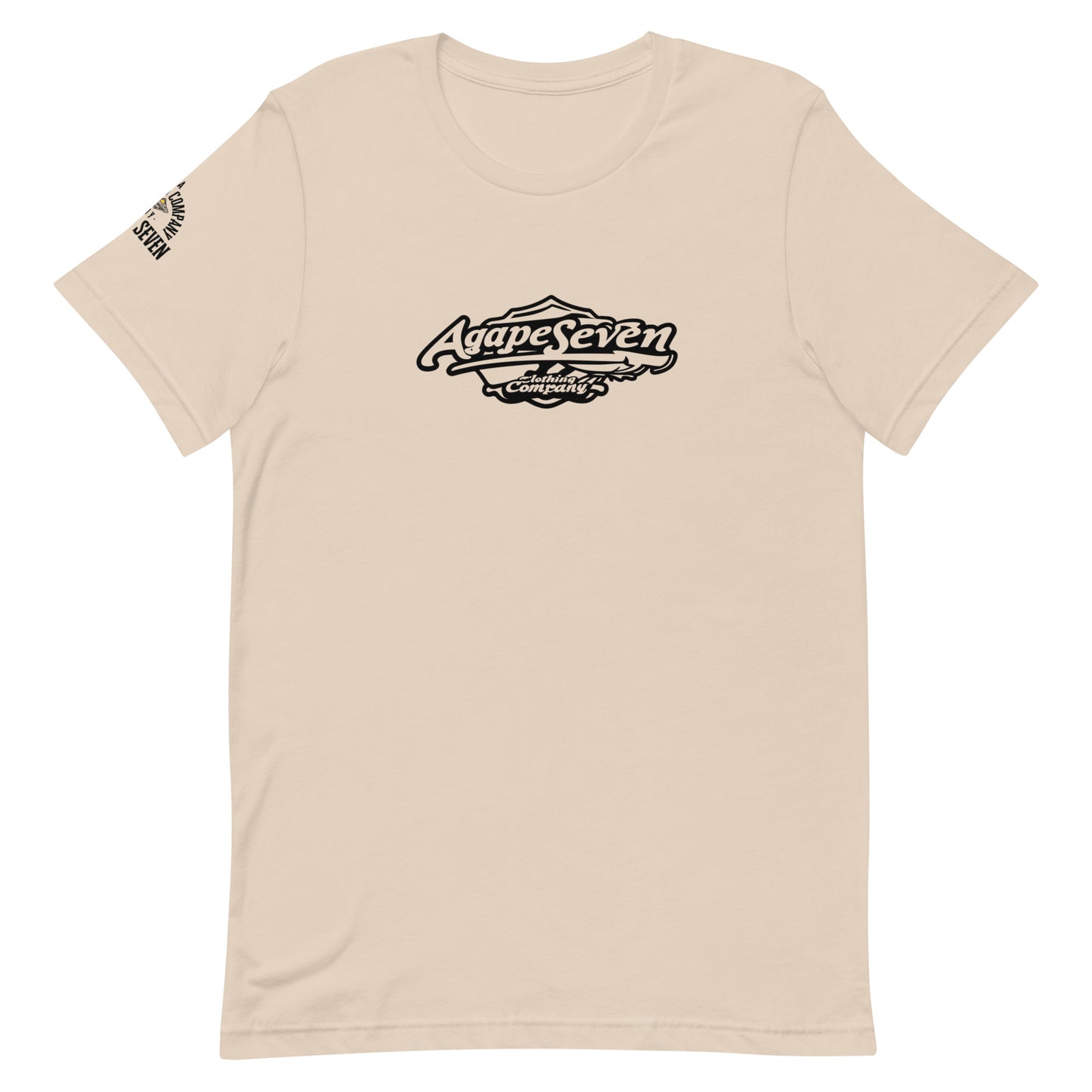 Agape Seven Christian tee asking “What Is Love” – gospel-inspired design