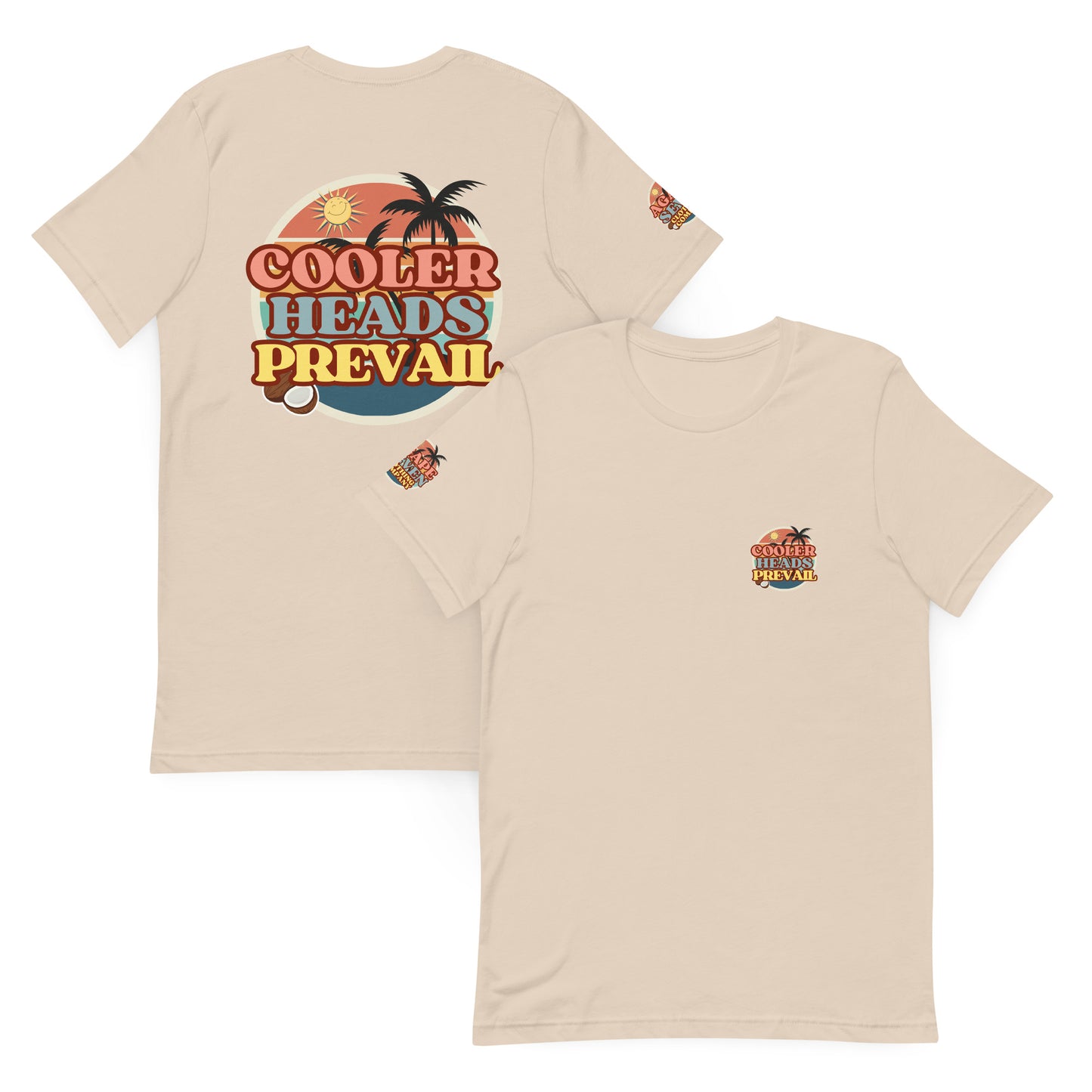 Composed and confident – Agape Seven Cooler Heads Prevail shirt