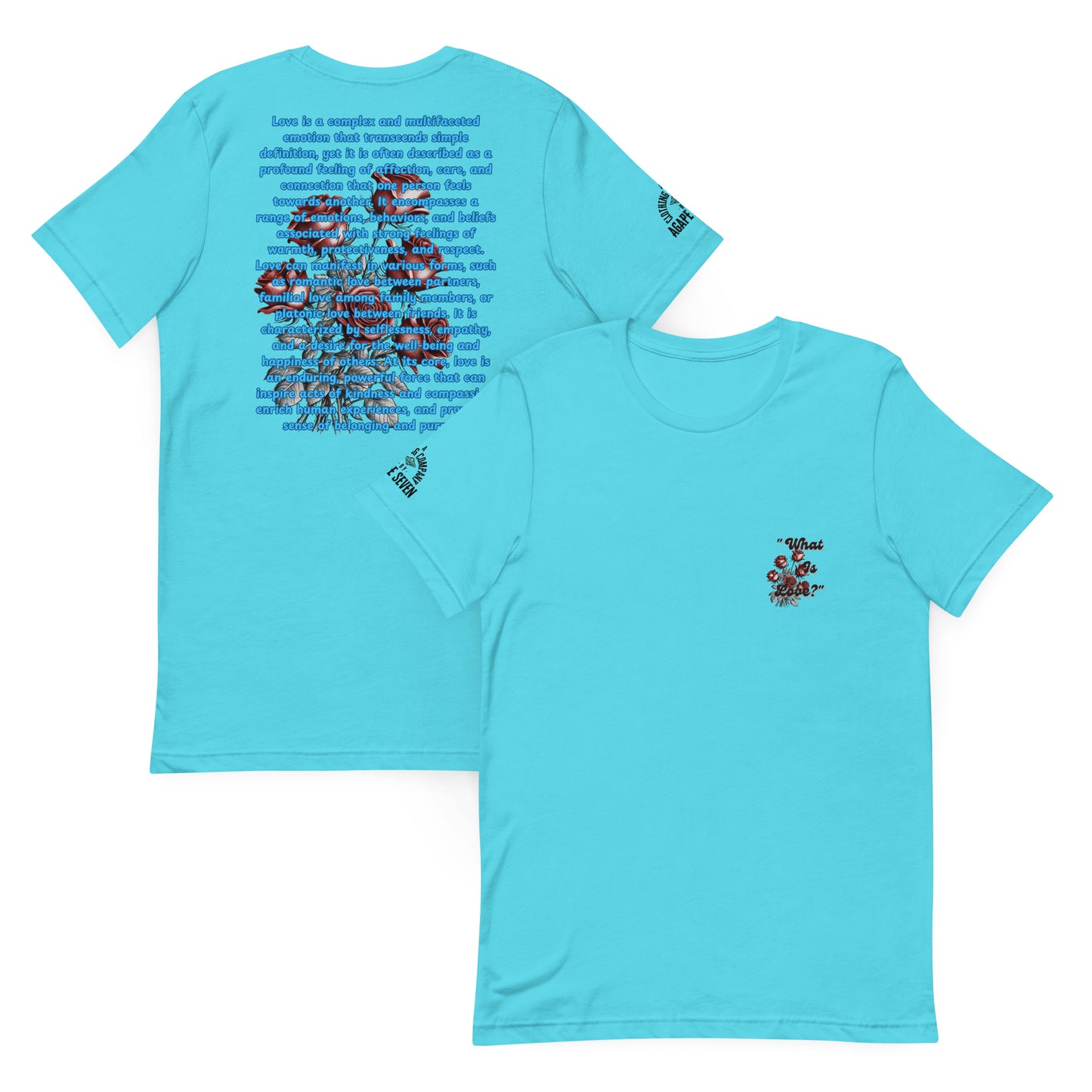 Divine reflection in fabric – Agape Seven’s What Is Love tee
