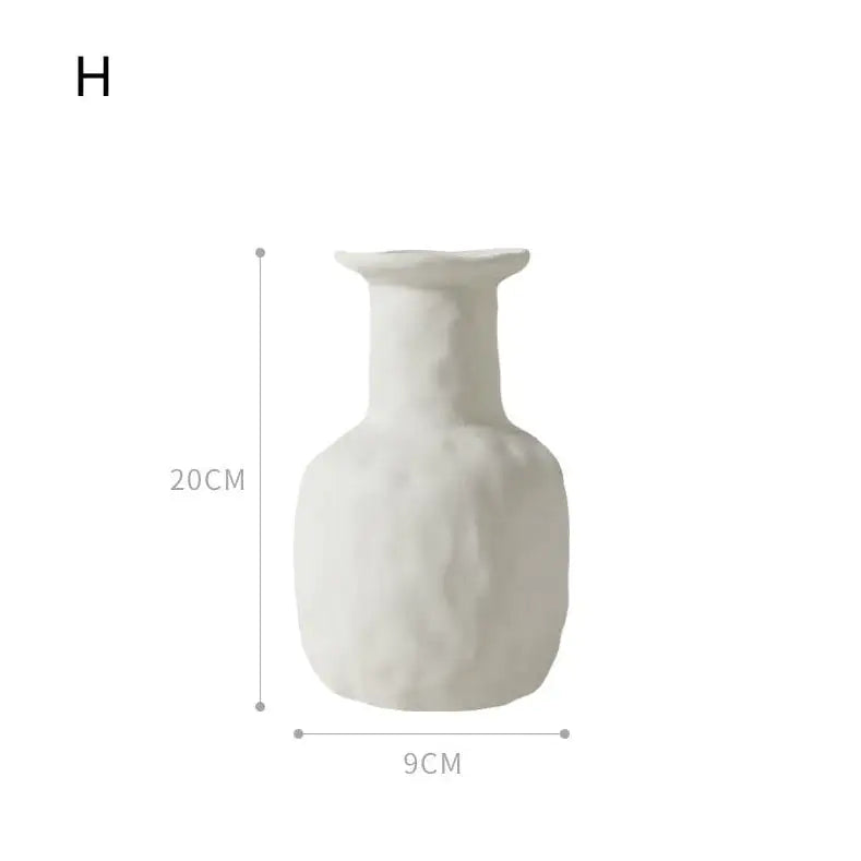 White Porcelain Vases - Agape Seven Clothing Company