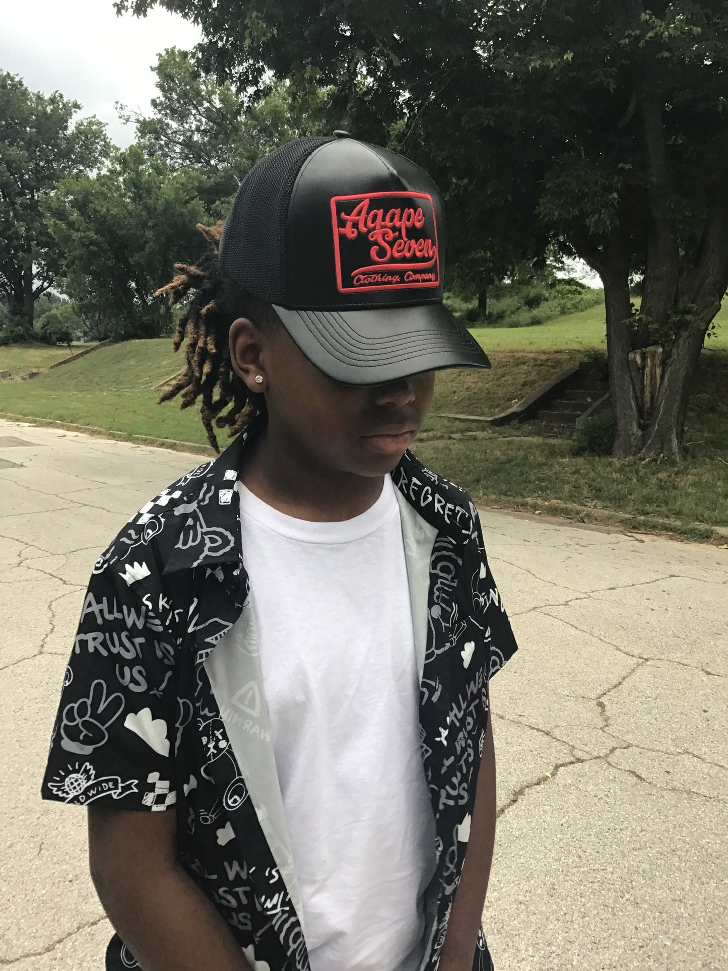 Agape Seven snapback hat - Agape Seven Clothing Company