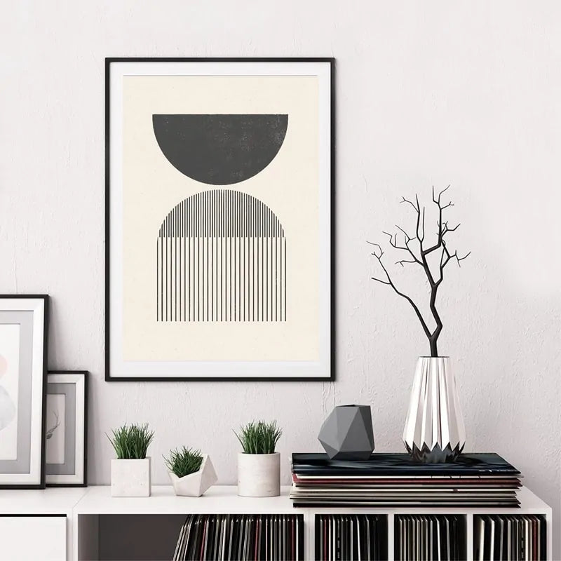 Mid-Century Style Woodblock Posters - Agape Seven Clothing Company