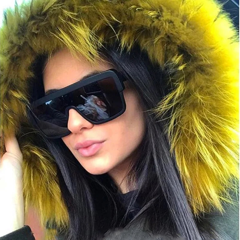 Oversized Square Polarized Sunglasses - Agape Seven Clothing Company