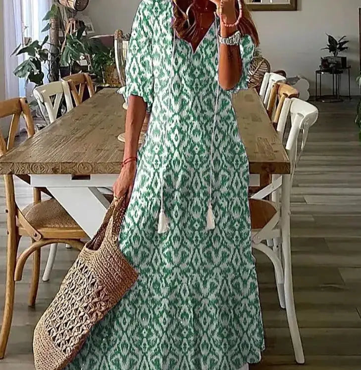 Wolf Maxi Dress - Agape Seven Clothing Company