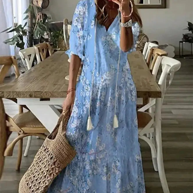 Wolf Maxi Dress - Agape Seven Clothing Company