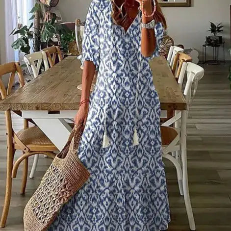 Wolf Maxi Dress - Agape Seven Clothing Company