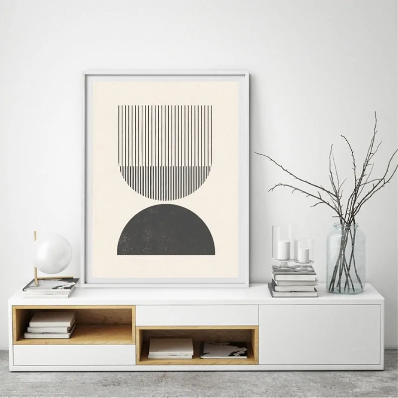 Mid-Century Style Woodblock Posters - Agape Seven Clothing Company