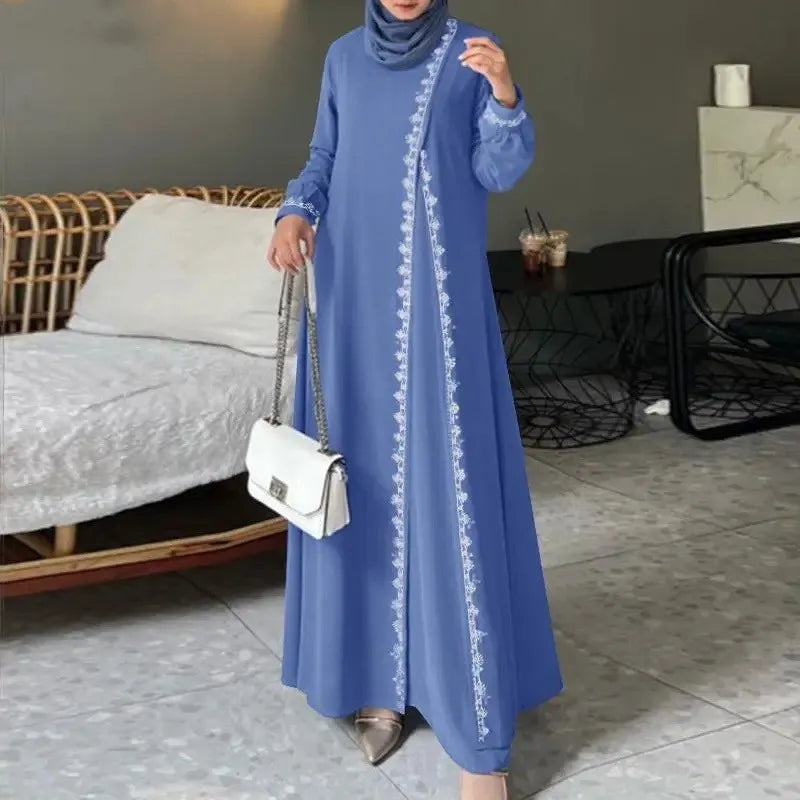 Fashion Long Sleeve Lace Crochet Vest Women's Spring Leisure Dress - Agape Seven Clothing Company