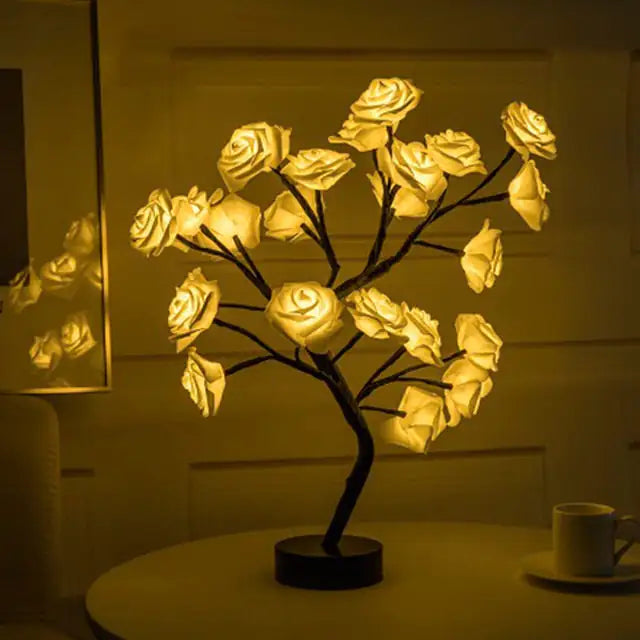 Blossom Bliss Glowing Rose Tree - Agape Seven Clothing Company