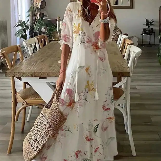 Wolf Maxi Dress - Agape Seven Clothing Company