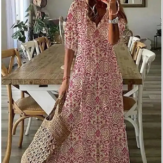 Wolf Maxi Dress - Agape Seven Clothing Company
