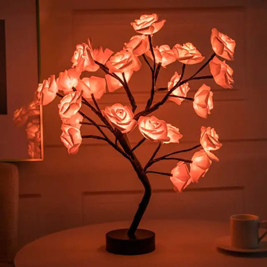 Blossom Bliss Glowing Rose Tree - Agape Seven Clothing Company