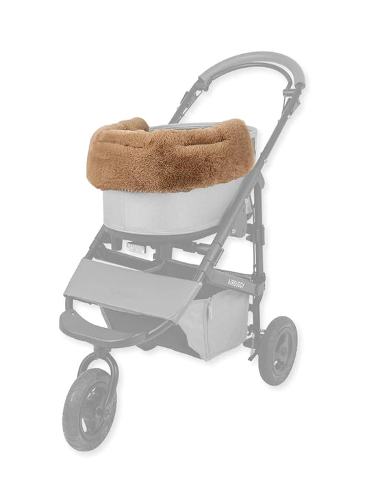 Stroller Cover for Pets Stroller not Included Comforter Victoria Tutu Edition Harryspet Stroller Guard Pet Stroller Front Section Guard Cover only (Beige Non-lace) - Agape Seven Clothing Company