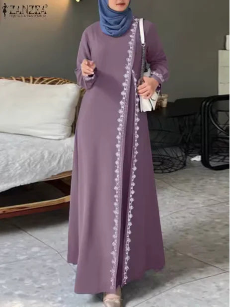 Fashion Long Sleeve Lace Crochet Vest Women's Spring Leisure Dress - Agape Seven Clothing Company