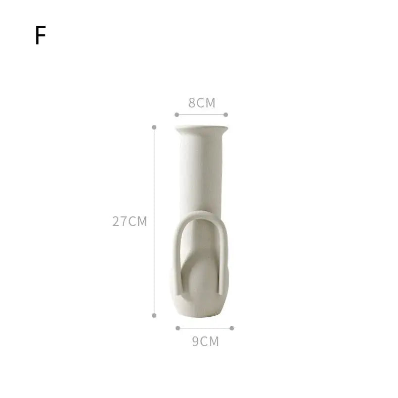 White Porcelain Vases - Agape Seven Clothing Company