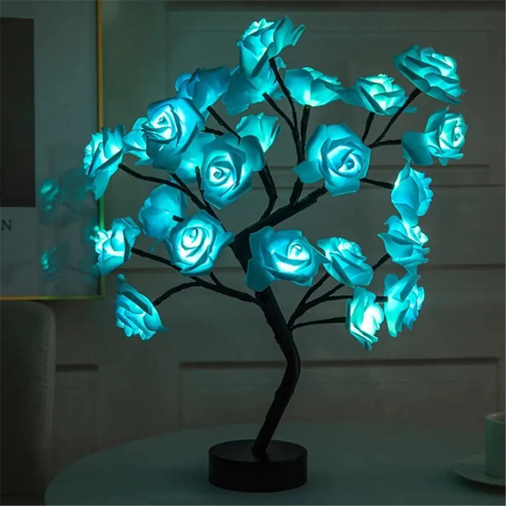 Blossom Bliss Glowing Rose Tree - Agape Seven Clothing Company