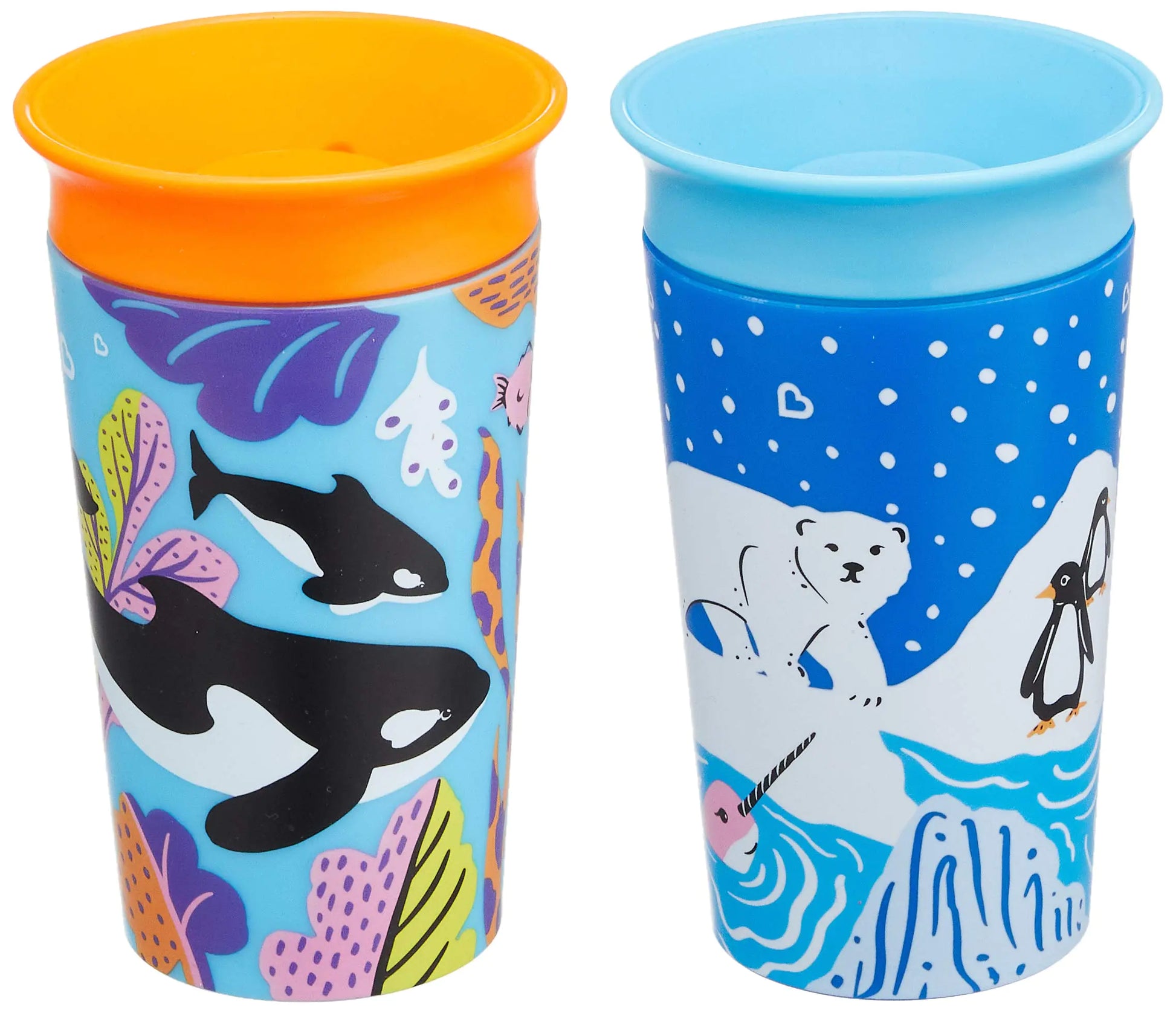 Munchkin 17424: 9Oz Miracle 360° Wildlove Sippy Cup - 2Pk (Assorted) - Agape Seven Clothing Company