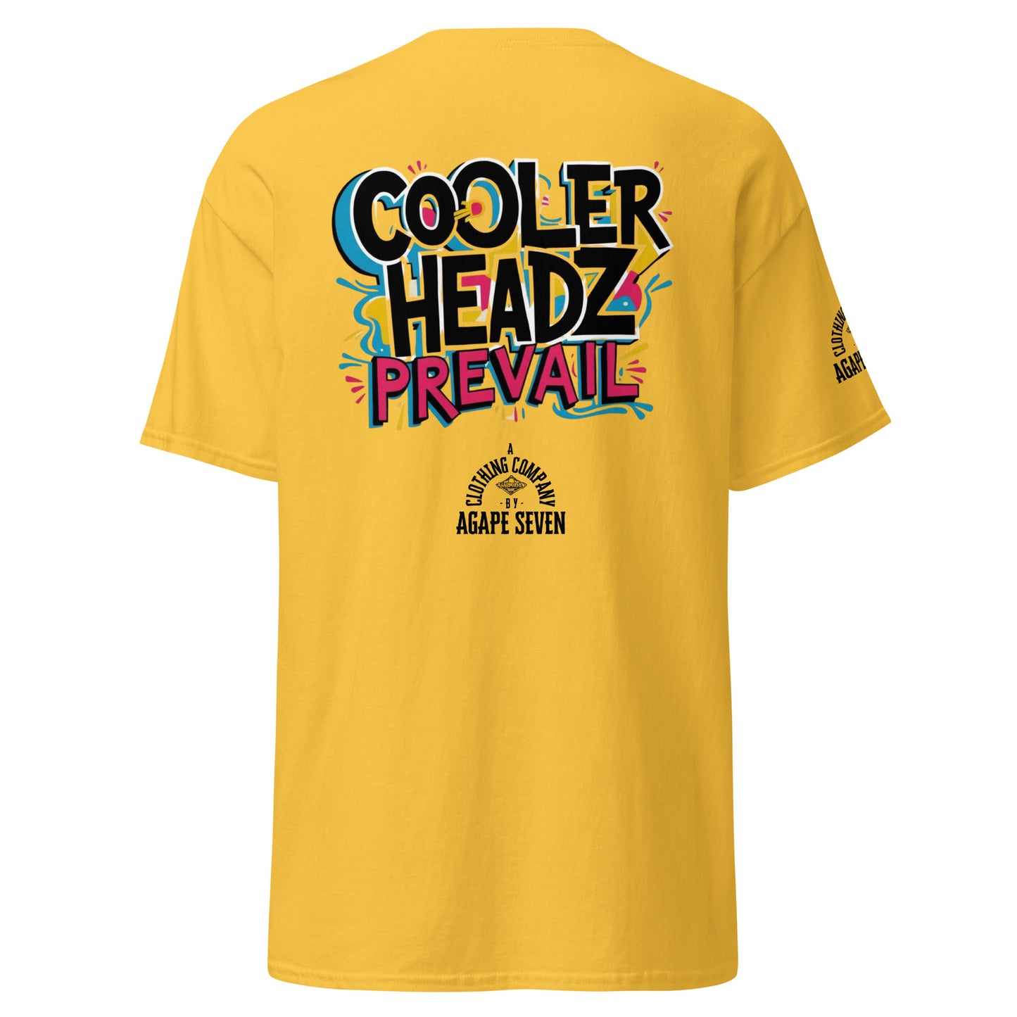 Composed and confident – Agape Seven Cooler Heads Prevail shirt
