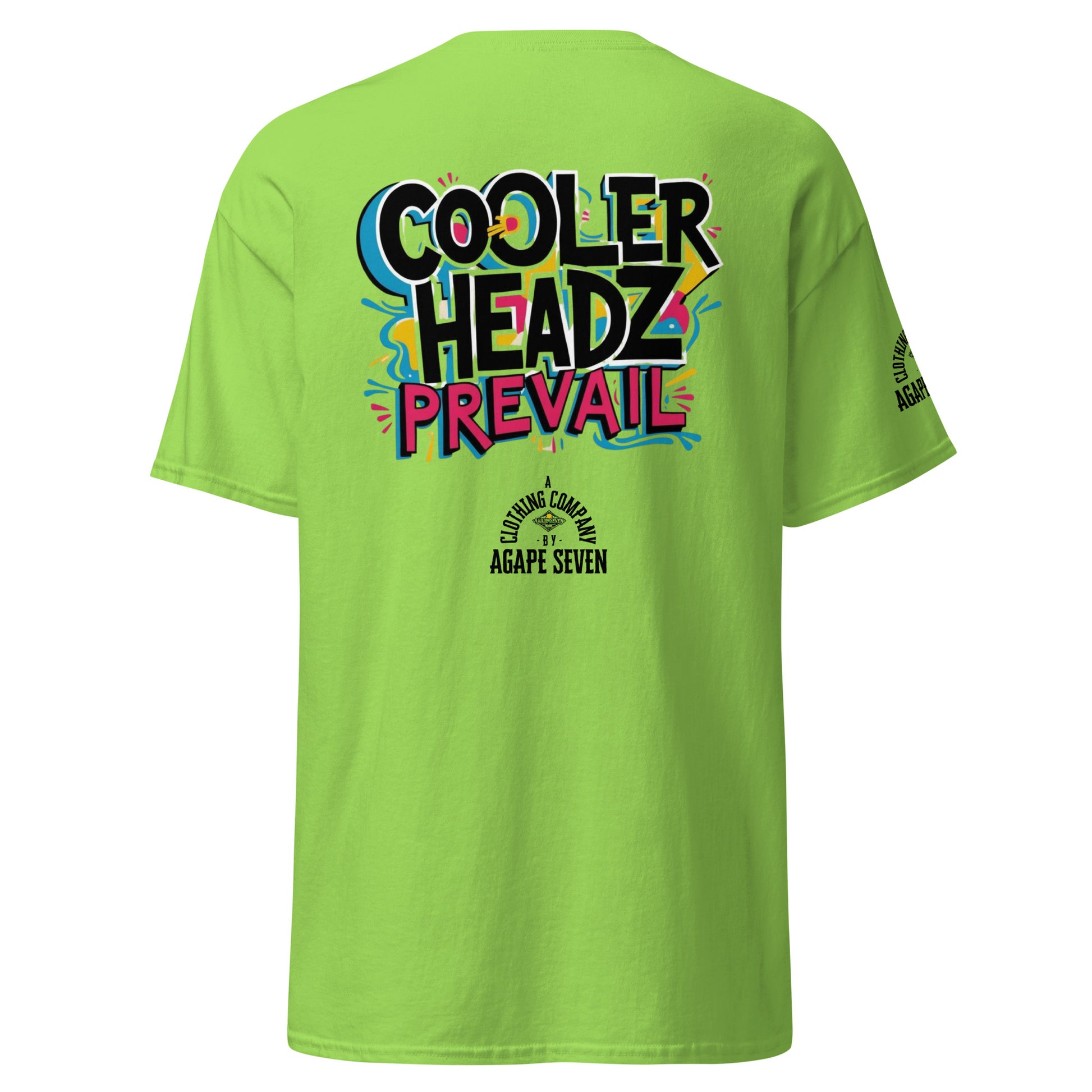 Composed and confident – Agape Seven Cooler Heads Prevail shirt