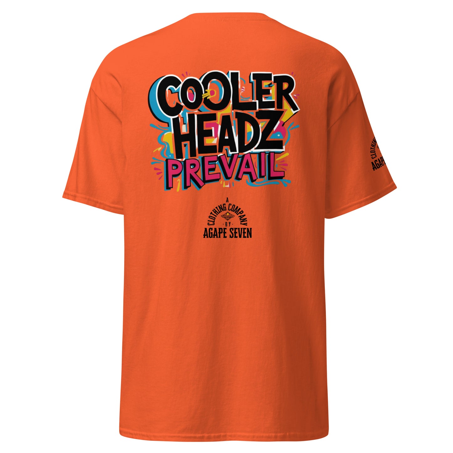 Composed and confident – Agape Seven Cooler Heads Prevail shirt