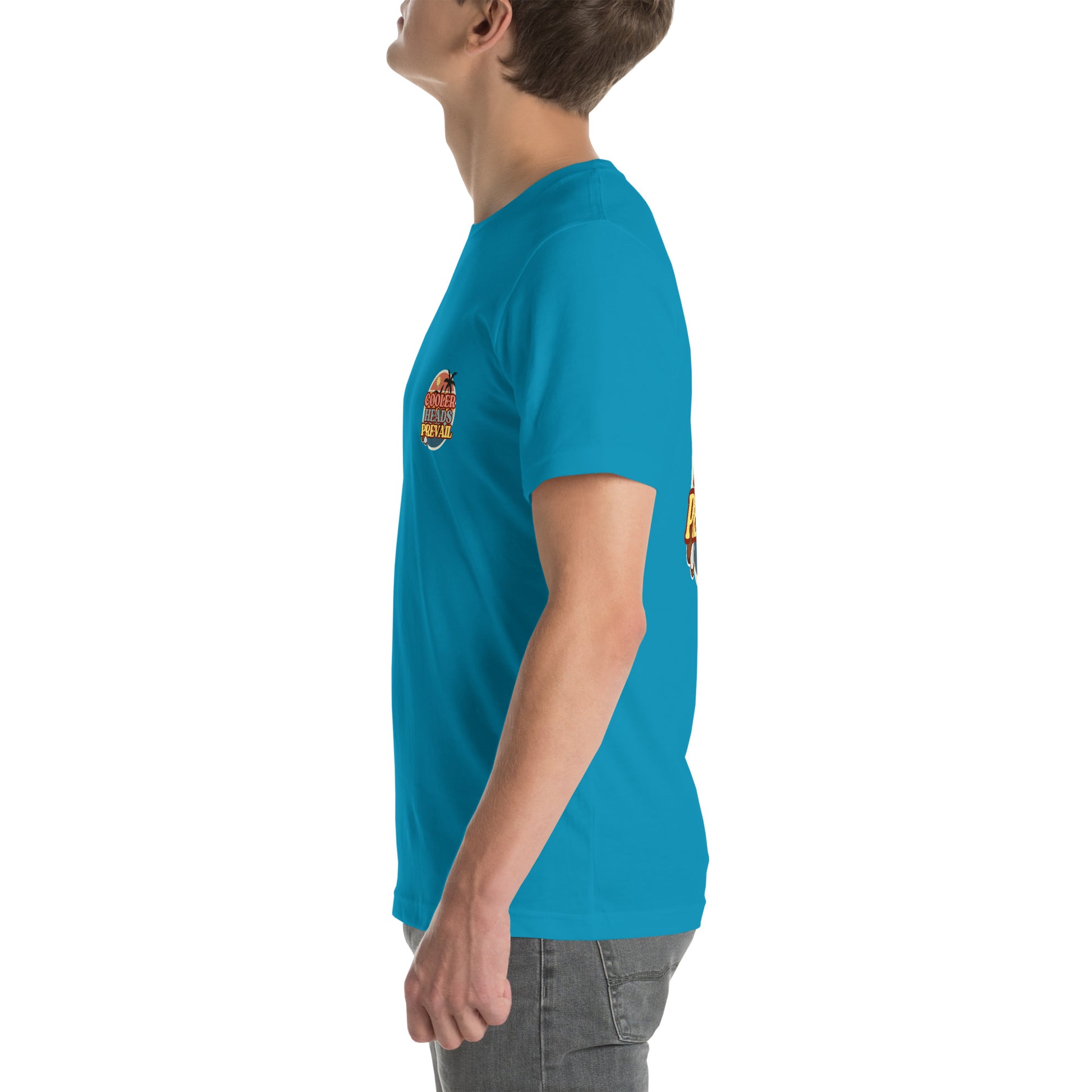 Composed and confident – Agape Seven Cooler Heads Prevail shirt