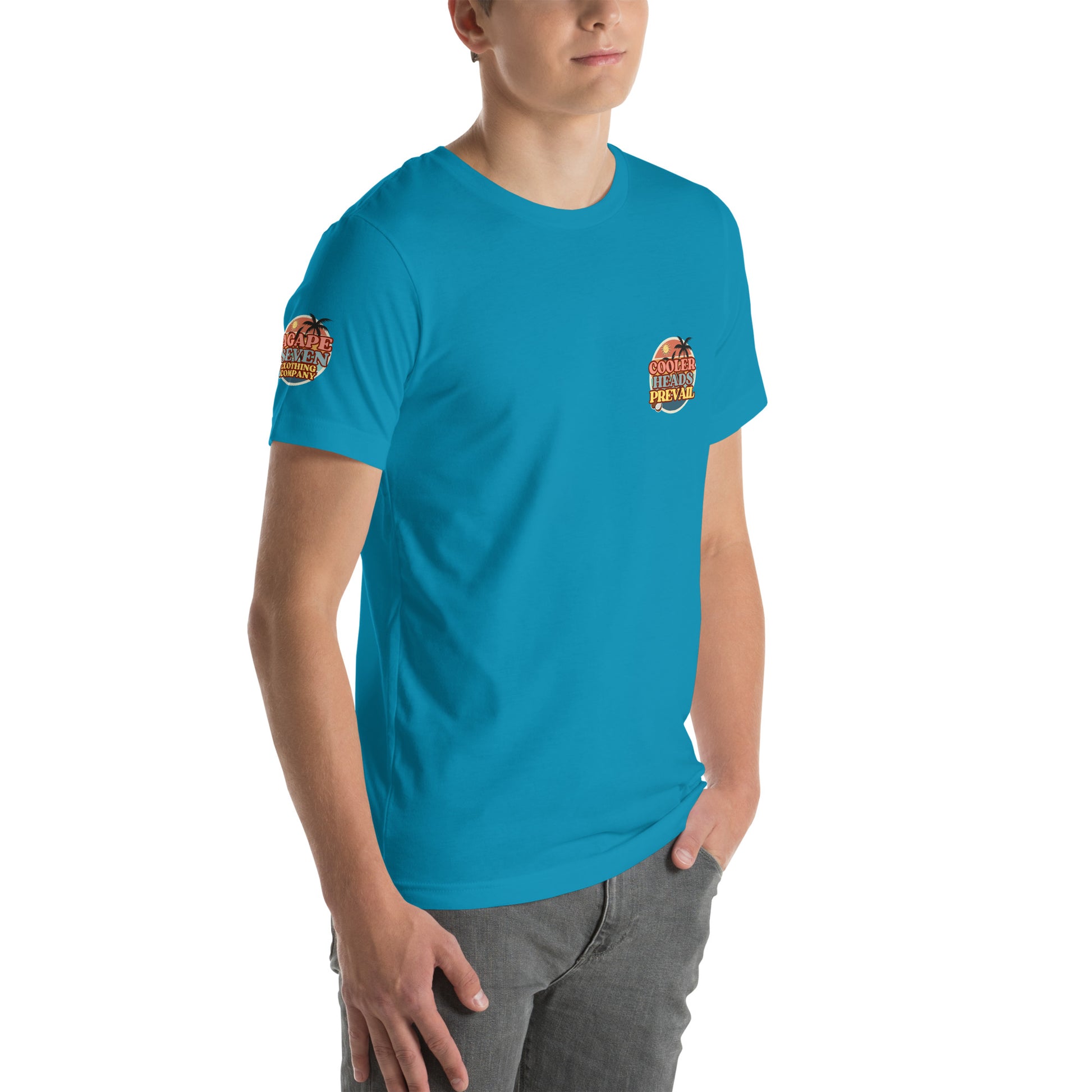 Composed and confident – Agape Seven Cooler Heads Prevail shirt