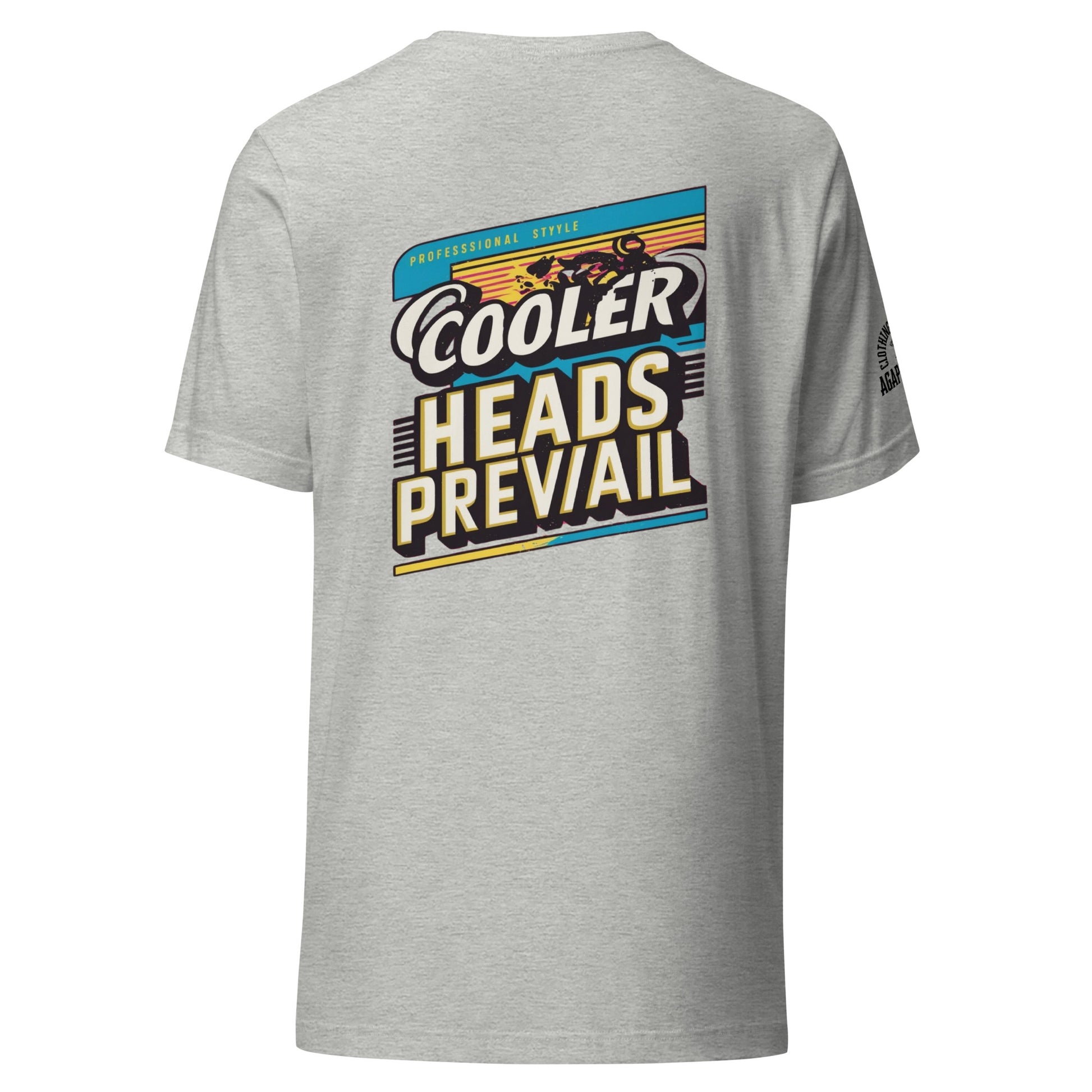 Agape Seven Cooler Heads Prevail tee, minimalist custom design