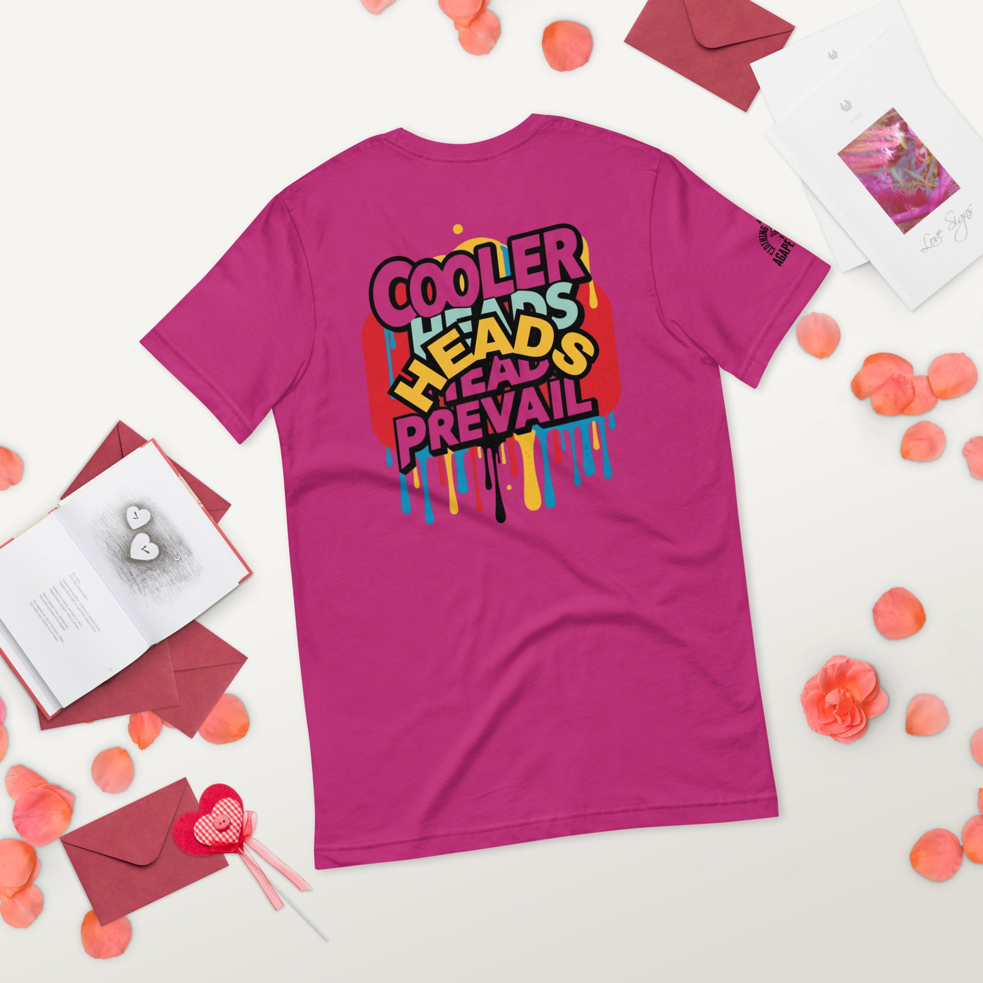 Cooler Heads Prevail tee by Agape Seven – calm spirit, strong faith