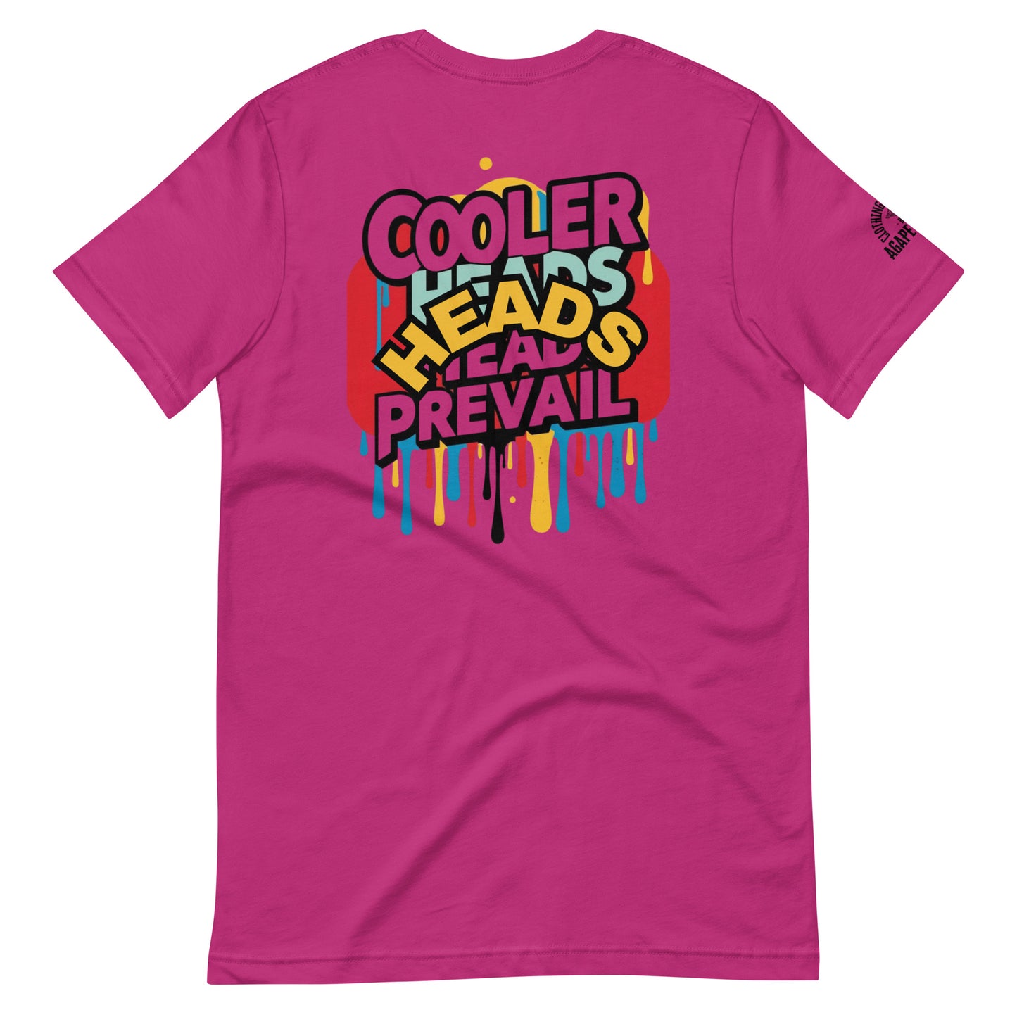 Cooler Heads Prevail tee by Agape Seven – calm spirit, strong faith