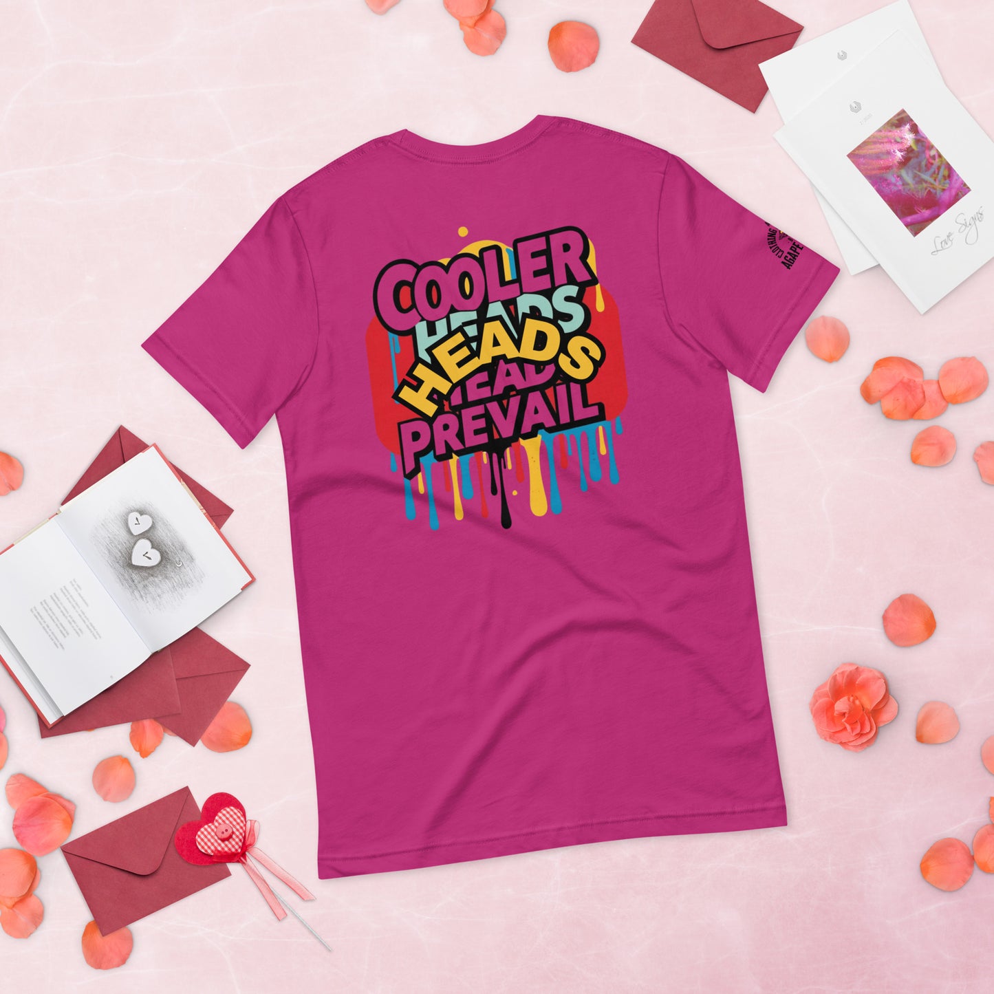 Cooler Heads Prevail tee by Agape Seven – calm spirit, strong faith