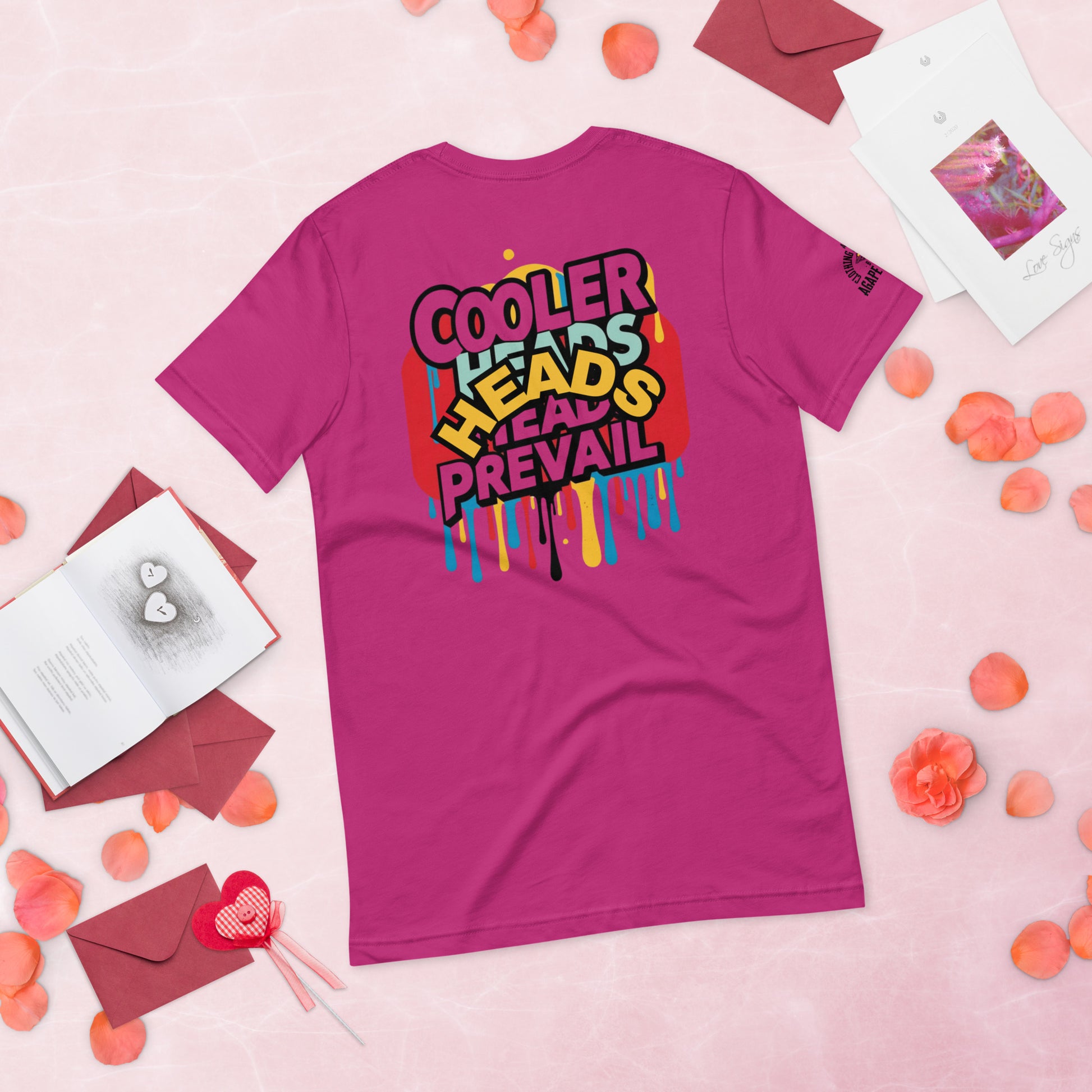 Cooler Heads Prevail tee by Agape Seven – calm spirit, strong faith