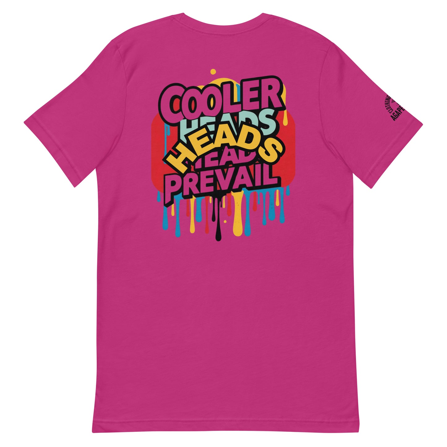Cooler Heads Prevail tee by Agape Seven – calm spirit, strong faith