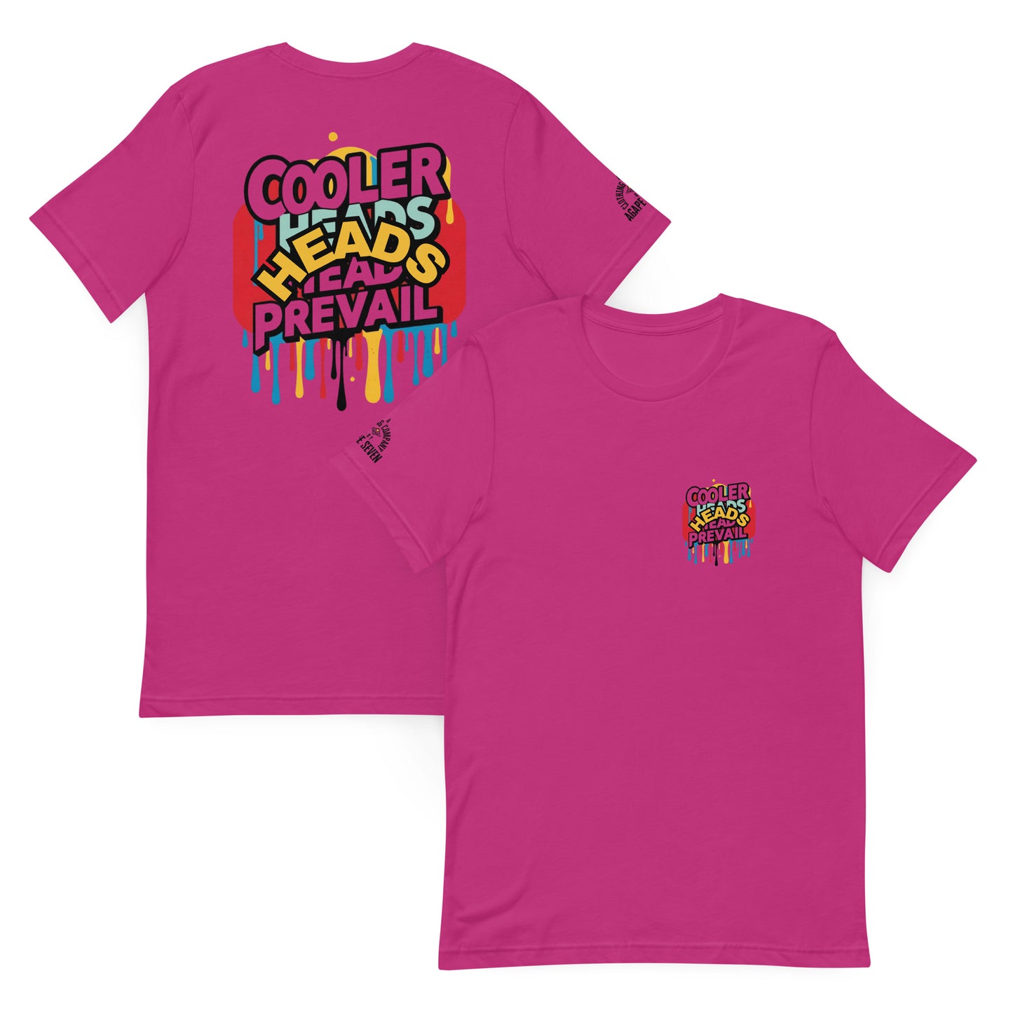 Cooler Heads Prevail tee by Agape Seven – calm spirit, strong faith