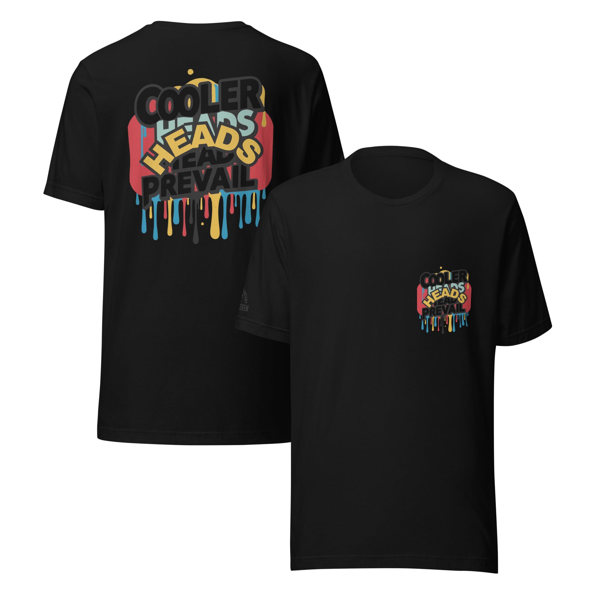 Agape Seven tee whispering calm in chaos – Cooler Heads Prevail