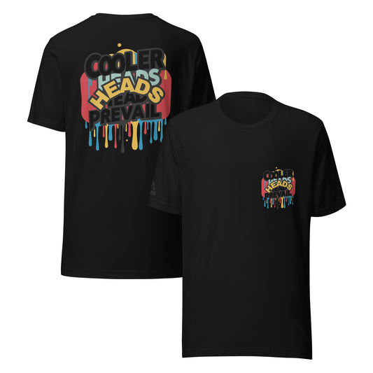 Agape Seven tee whispering calm in chaos – Cooler Heads Prevail