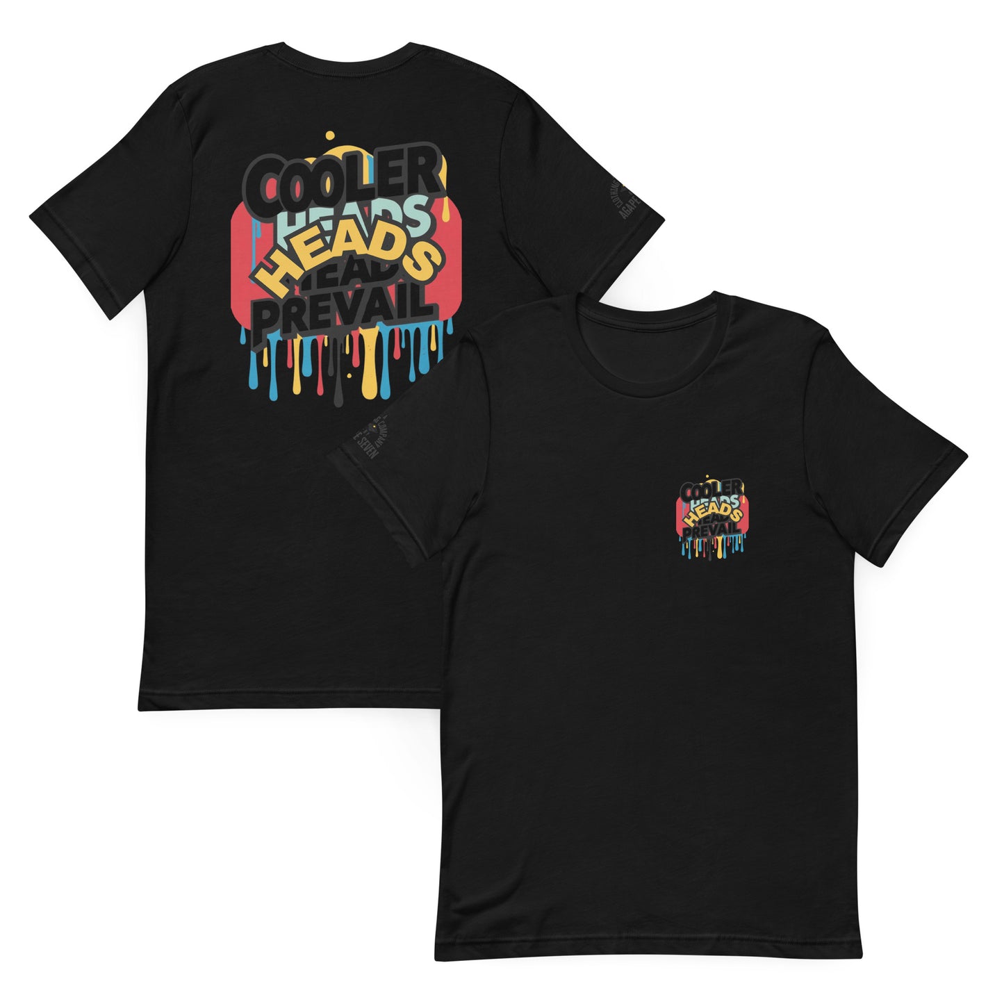 Agape Seven tee whispering calm in chaos – Cooler Heads Prevail