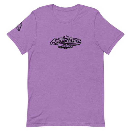 What Is Love tee by Agape Seven, thoughtful minimalist design