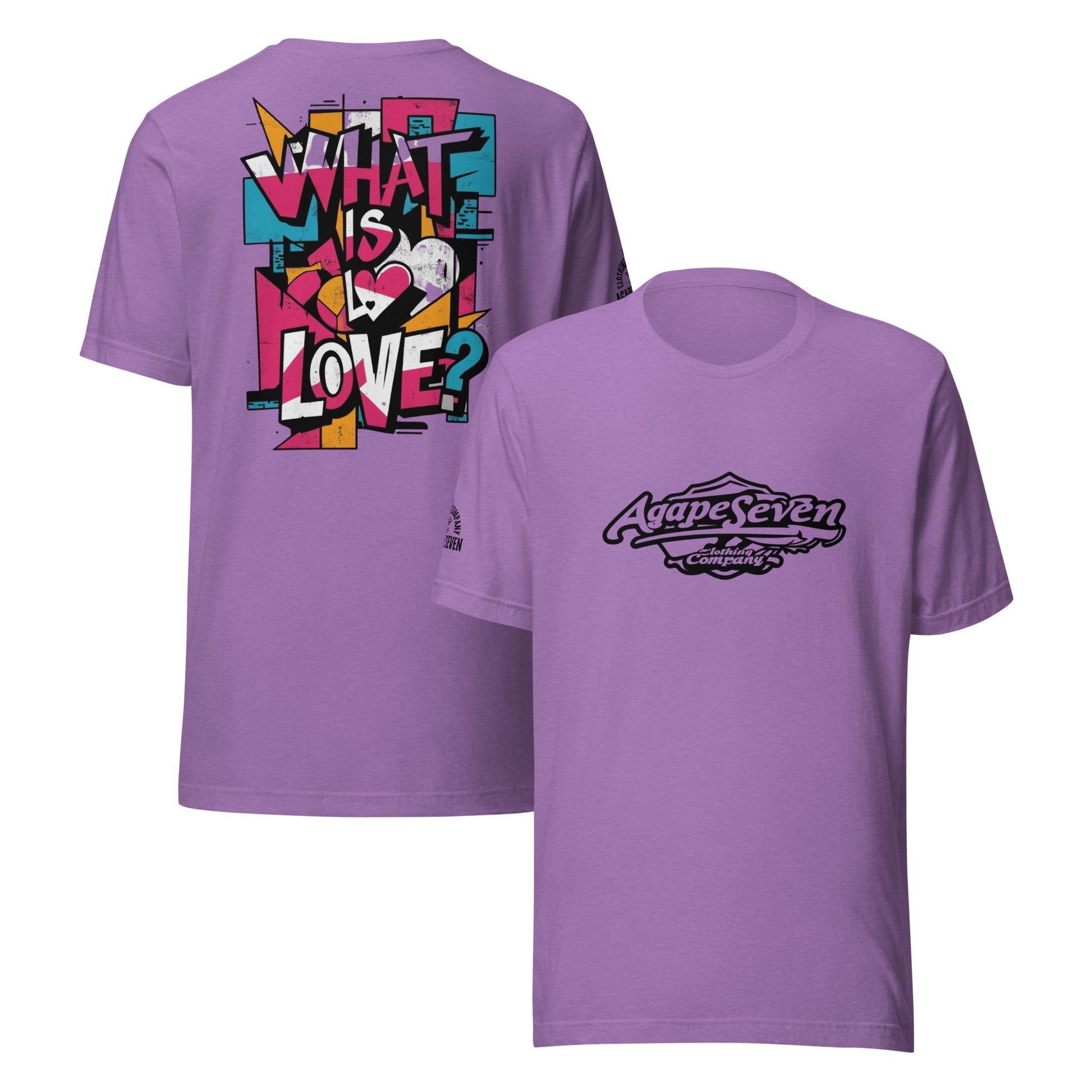 Words that echo – What Is Love shirt by Agape Seven