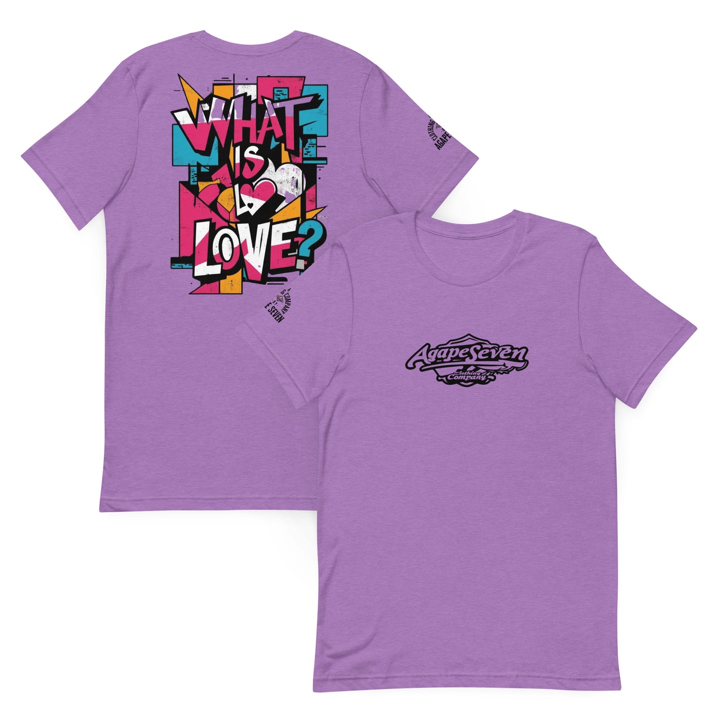 Words that echo – What Is Love shirt by Agape Seven