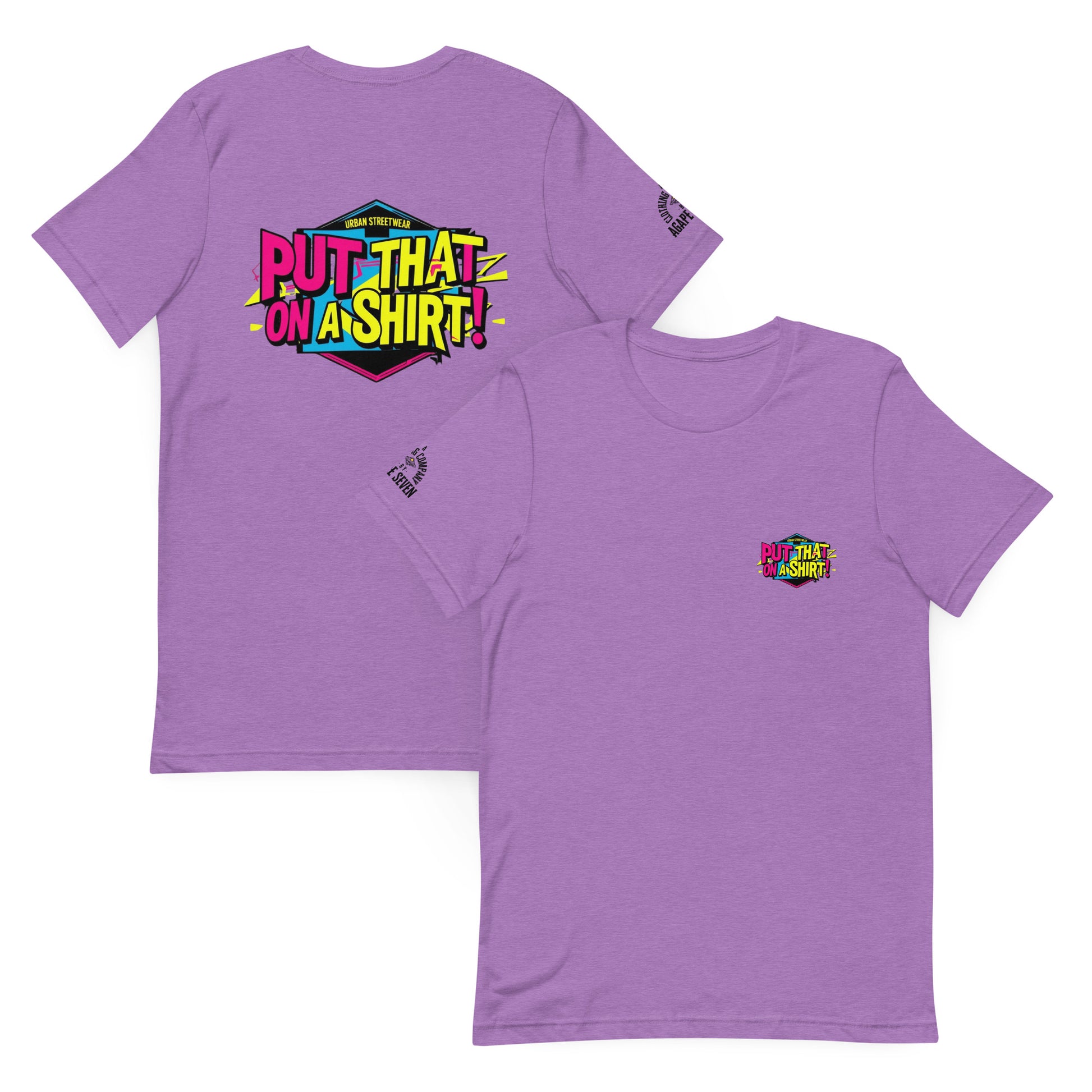 Bold words, clean fit – Agape Seven’s Put That On A Shirt