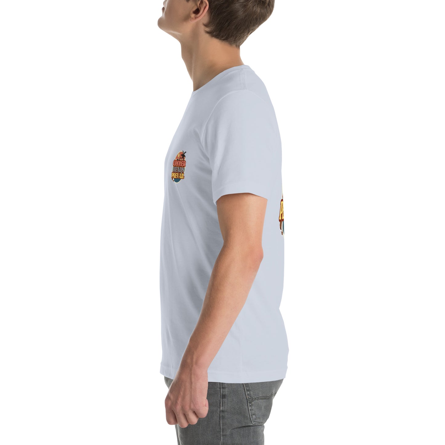 Composed and confident – Agape Seven Cooler Heads Prevail shirt