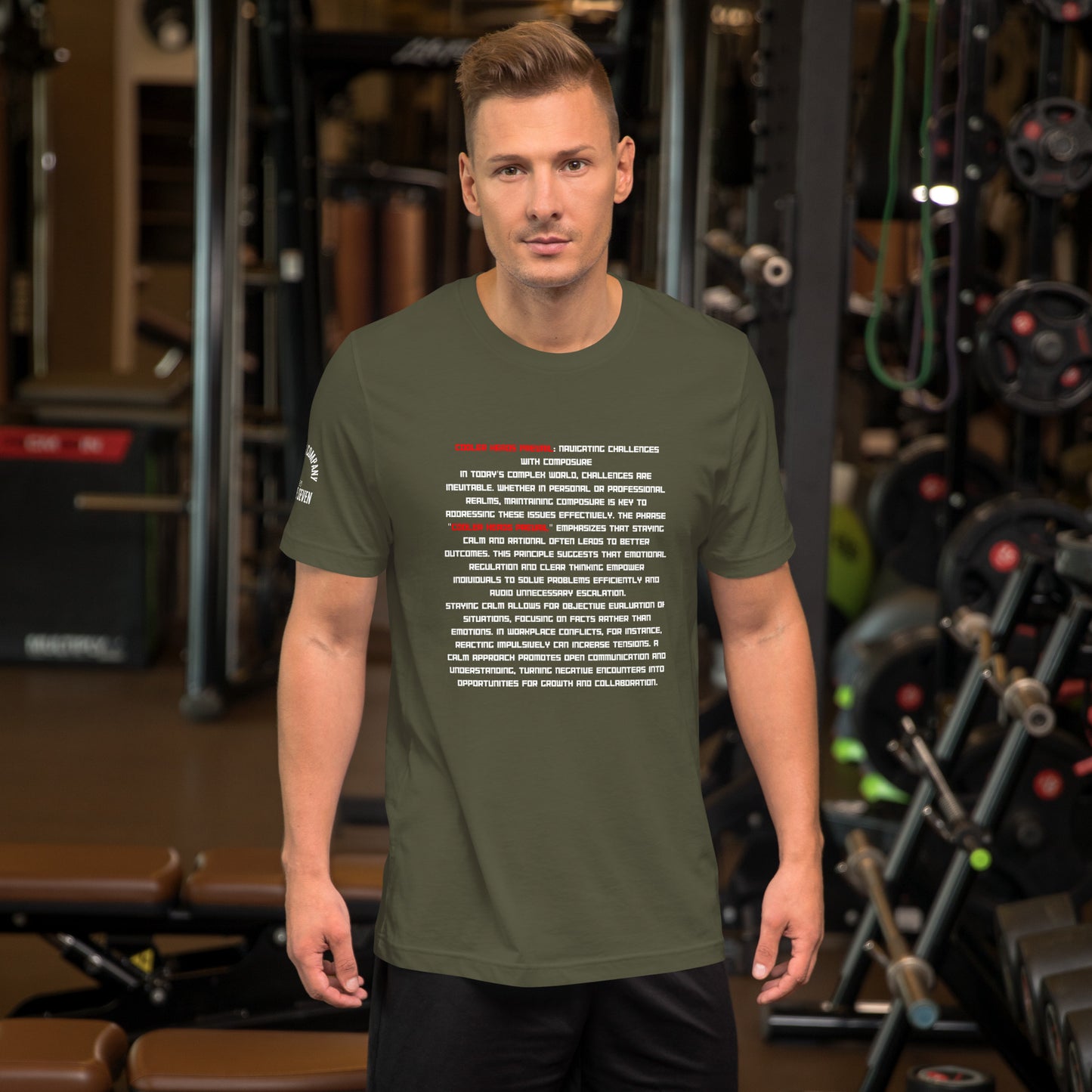 Peaceful minds lead – Cooler Heads Prevail T-shirt