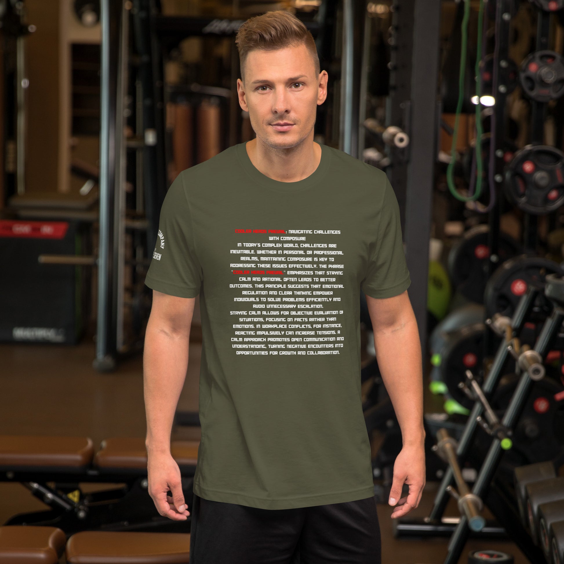 Peaceful minds lead – Cooler Heads Prevail T-shirt