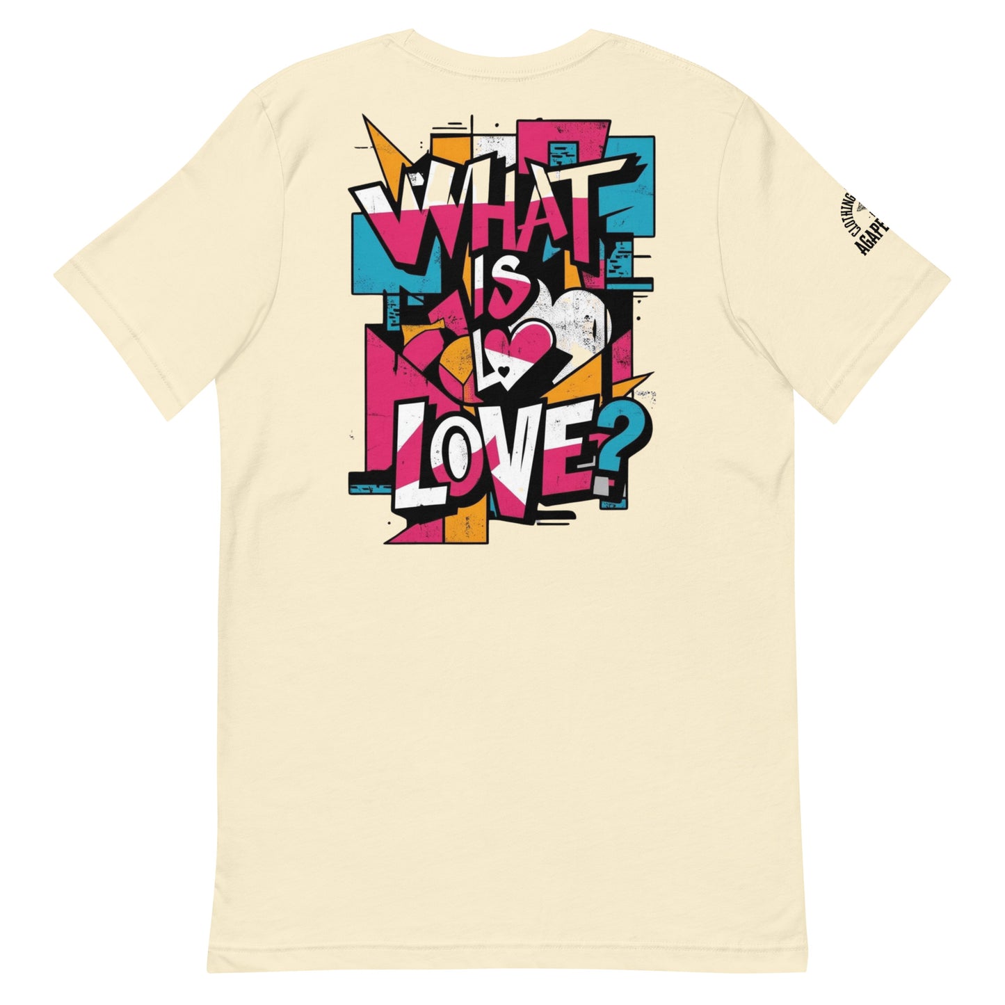 Divine reflection in fabric – Agape Seven’s What Is Love tee