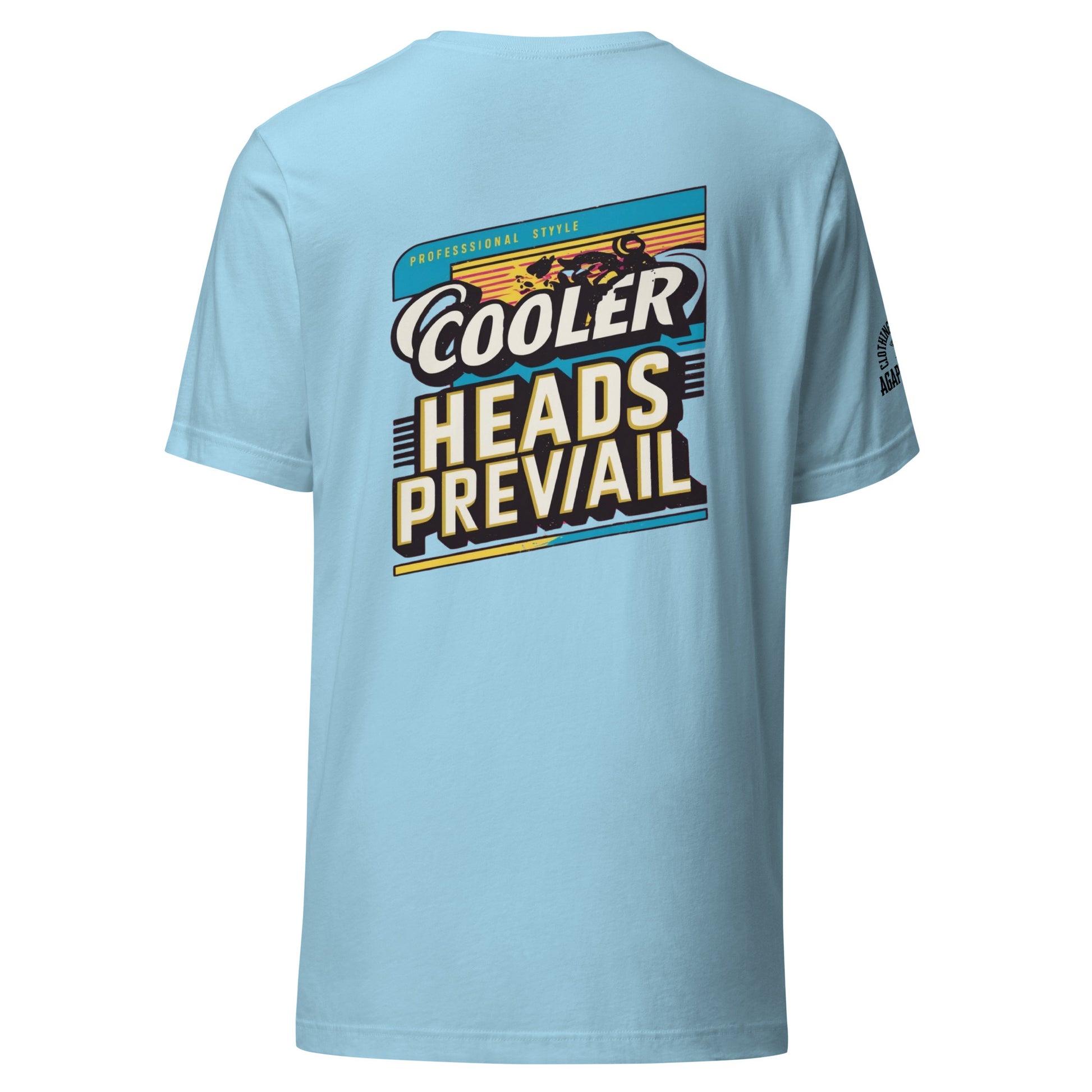Agape Seven Cooler Heads Prevail tee, minimalist custom design